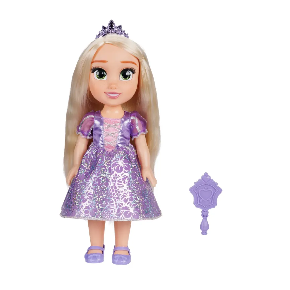 Disney Princess Bambola Da 38 Cm Di Rapunzel Con Occhi Scintillanti!