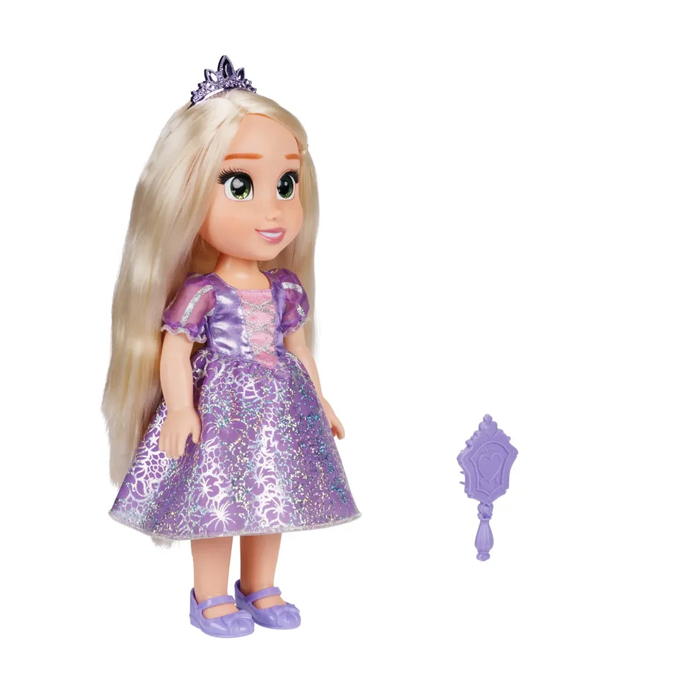 Disney Princess Bambola Da 38 Cm Di Rapunzel Con Occhi Scintillanti!