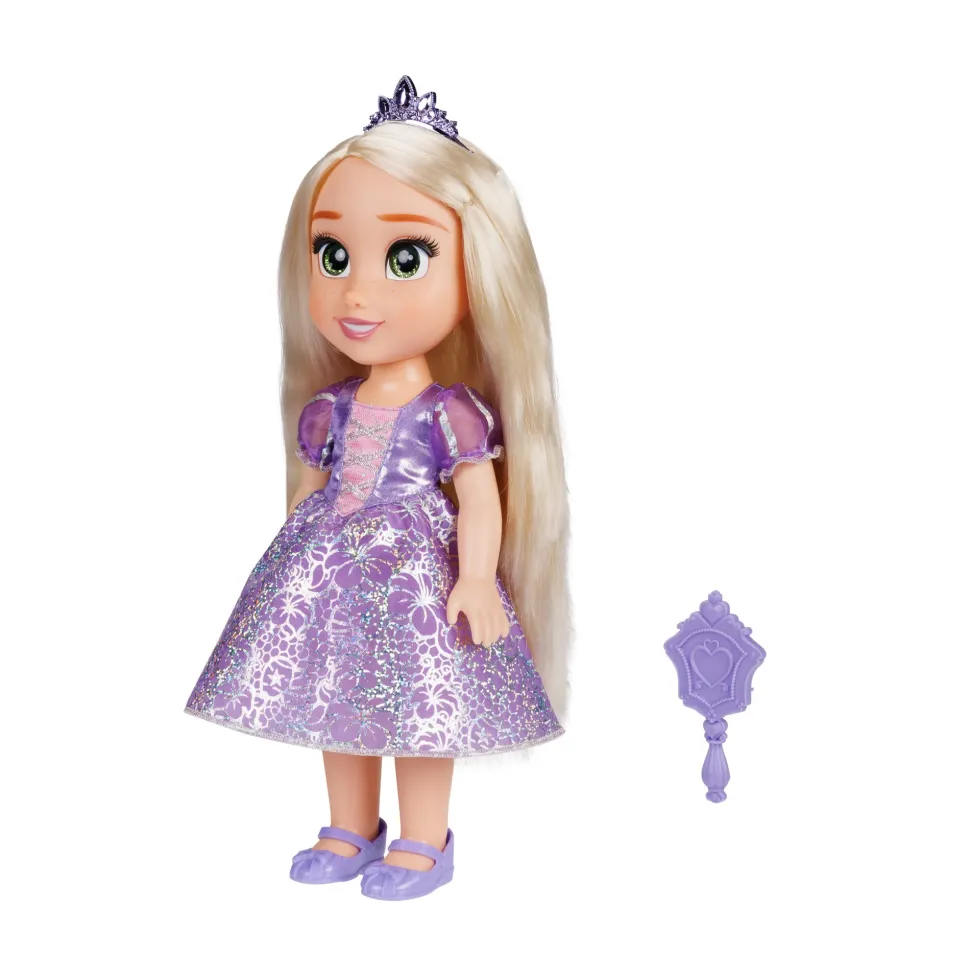 Disney Princess Bambola Da 38 Cm Di Rapunzel Con Occhi Scintillanti!