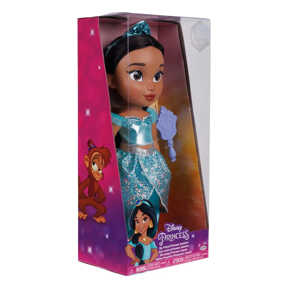 Disney Princess Bambola Da 38 Cm Di Jasmine Con Occhi Scintillanti!