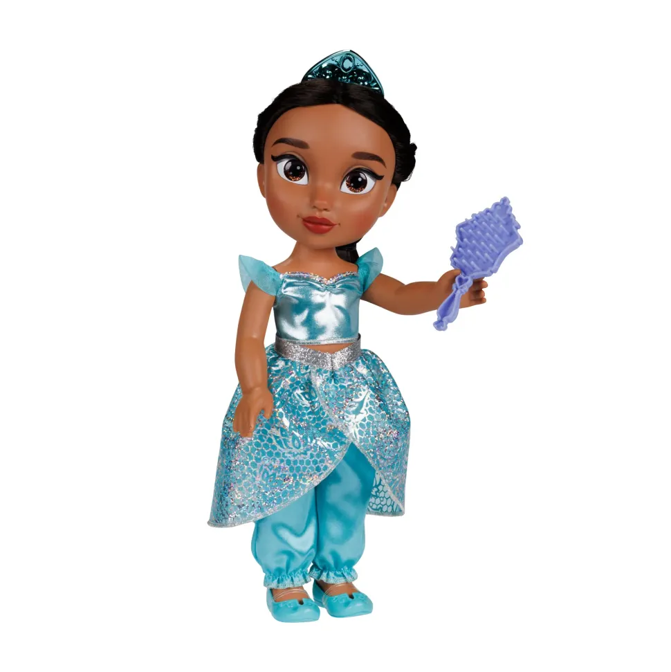 Disney Princess Bambola Da 38 Cm Di Jasmine Con Occhi Scintillanti!