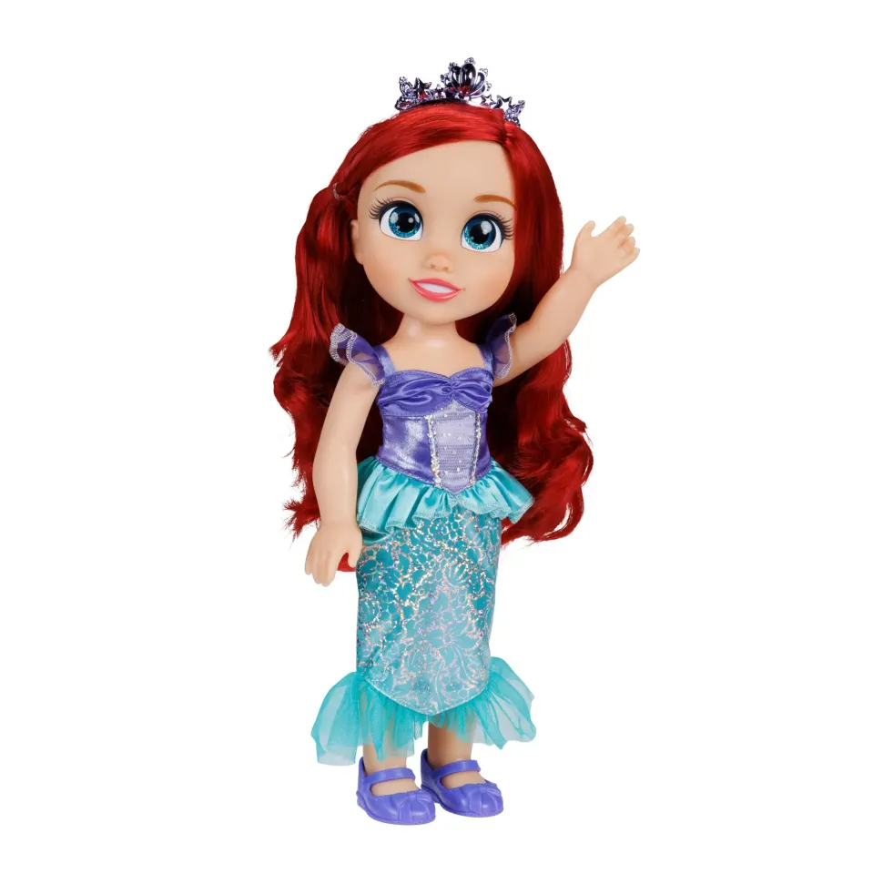 Disney Princess Bambola Da 38 Cm Di Ariel Con Occhi Scintillanti!