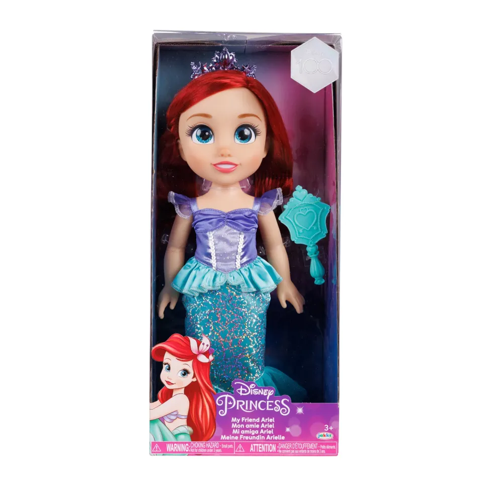Disney Princess Bambola Da 38 Cm Di Ariel Con Occhi Scintillanti!