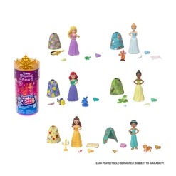 Disney Princess Royal Color Reveal, Bambola Con 6 Sorprese Da Scoprire Tra Cui Un Personaggio, Ispirata Ai Film Disney, Giocattolo Per Bambini, 3+ Anni, Hmb69
