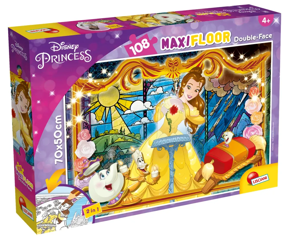 Disney Puzzle Df Maxi Floor 108 Bella E La Bestia