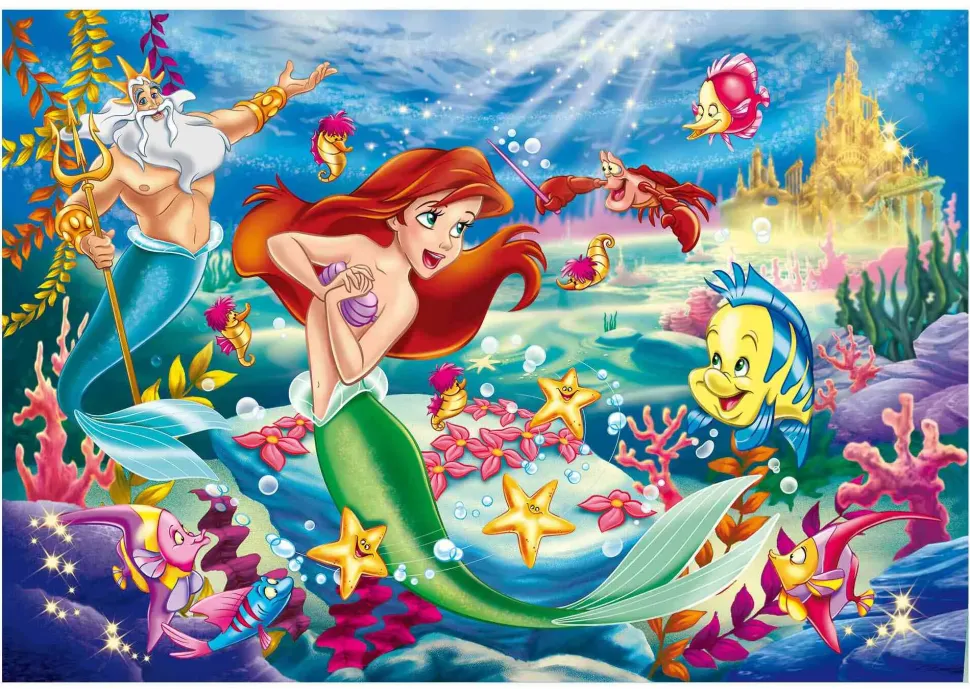 Disney Puzzle Df Maxi Floor 35 The Little Mermaid