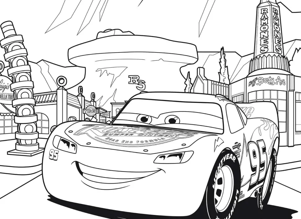 Disney Puzzle Df Maxi Floor 35 Cars 3 Go! Go! Go!