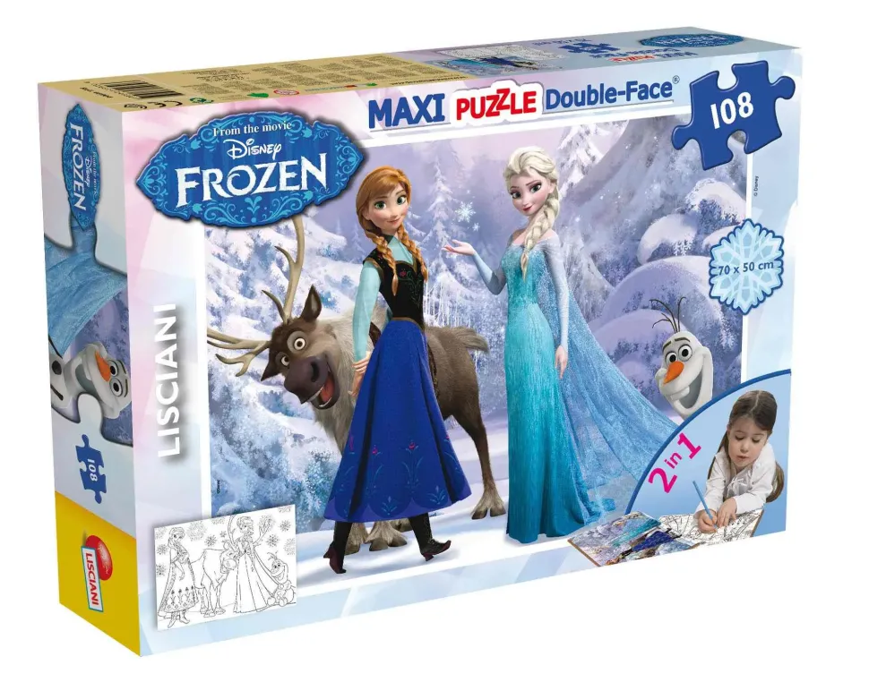 Disney Puzzle Df Maxi Floor 108 Frozen Elsa And Anna