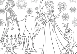 Disney Puzzle Df Maxi Floor 108 Frozen Elsa And Anna