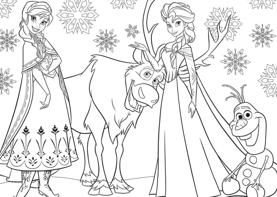 Disney Puzzle Df Maxi Floor 108 Frozen Elsa And Anna