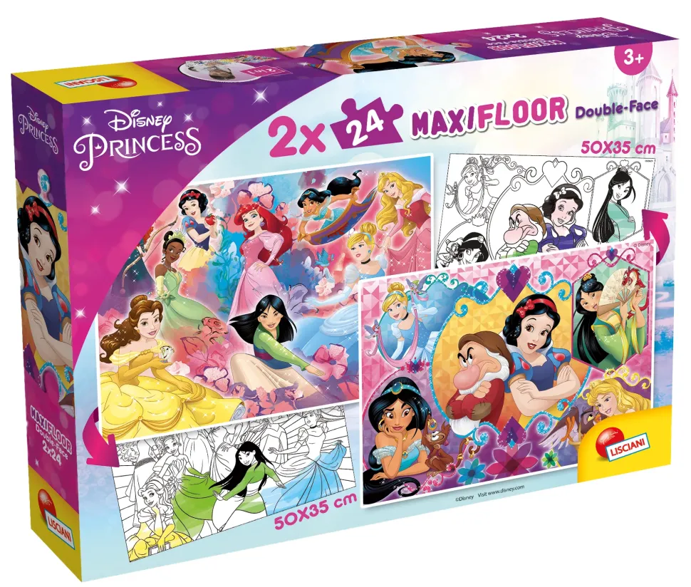 Disney Puzzle Maxifloor 2 X 24 Princess