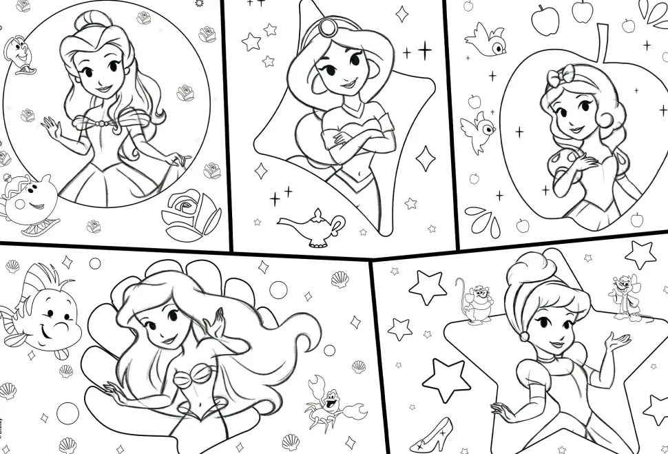 Disney Puzzle Maxifloor 2 X 12 Princess