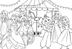 Disney Puzzle Maxifloor 2 X 12 Princess