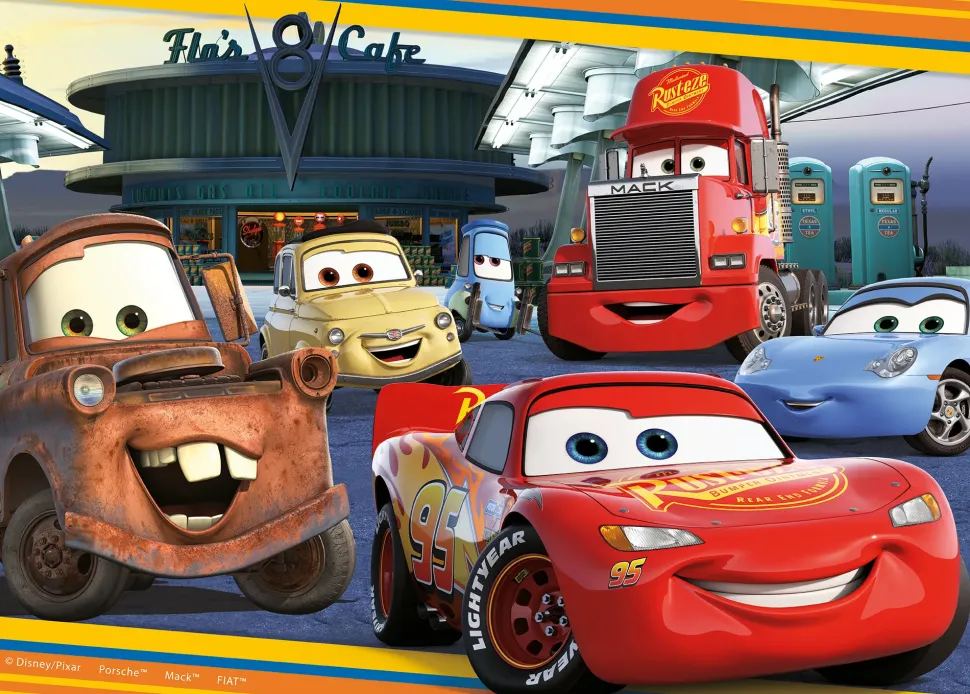 Disney Puzzle Maxifloor 2 X 24 Cars