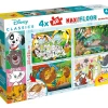 Disney Puzzle Maxifloor 4 X 48 Classic Misto