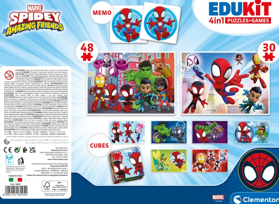 Edukit 4 In 1 Marvel Spidey And Friends