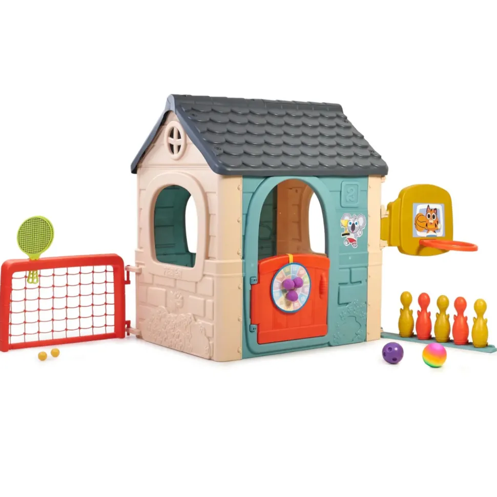Feber Casual 6 Activities House, Casetta Con 6 Divertenti Attivita, Colori Pastello, Per Bambini/E Dai 3 Anni