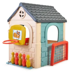 Feber Casual 6 Activities House, Casetta Con 6 Divertenti Attivita, Colori Pastello, Per Bambini/E Dai 3 Anni