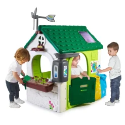 Feber Green House, Casetta Gioco Con Un'Esperienza Di Apprendimento Divertente Per I Bambini Dai 2 Anni