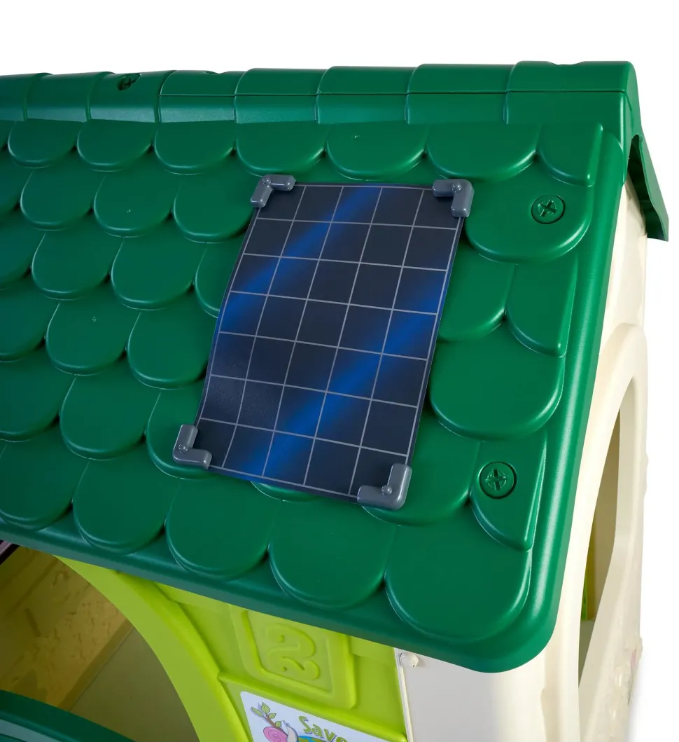 Feber Green House, Casetta Gioco Con Un'Esperienza Di Apprendimento Divertente Per I Bambini Dai 2 Anni