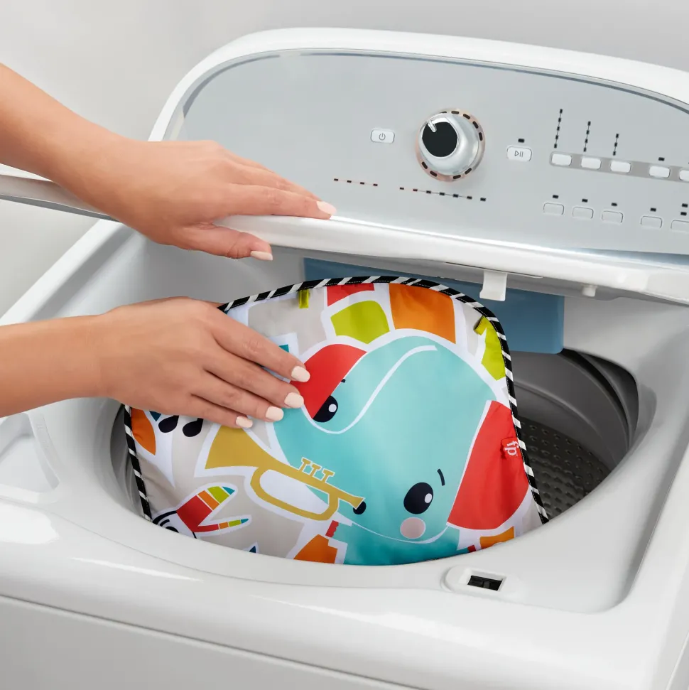 Fisher-Price Palestrina Baby Piano, Set Musicale Portatile Con 3 Livelli Di Apprendimento Smart Stages, Include 10 Giocattoli Collegabili