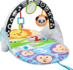 Fisher-Price Palestrina Pieghevole Degli Animali Con Arco In Bianco E Nero, Soffice Tappetino E Giochi Per Neonati
