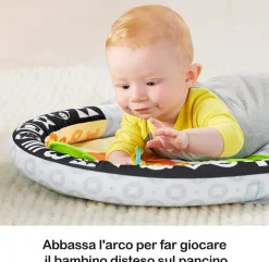 Fisher-Price Palestrina Pieghevole Degli Animali Con Arco In Bianco E Nero, Soffice Tappetino E Giochi Per Neonati