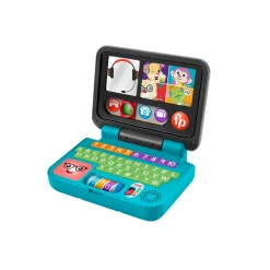Fisher-Price Ridi E Impara Il Mio Primo Laptop, Edizione Italiana, Giocattolo Elettronico Con Contenuti Educativi Smart Stages, Giocattolo Per Bambini 6+ Mesi, Hhh03