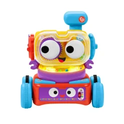 Fisher-Price Tino Robottino 4-In-1, Giocattolo Educativo Con Luci E Suoni Per La Crescita Del Bambino
