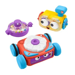 Fisher-Price Tino Robottino 4-In-1, Giocattolo Educativo Con Luci E Suoni Per La Crescita Del Bambino