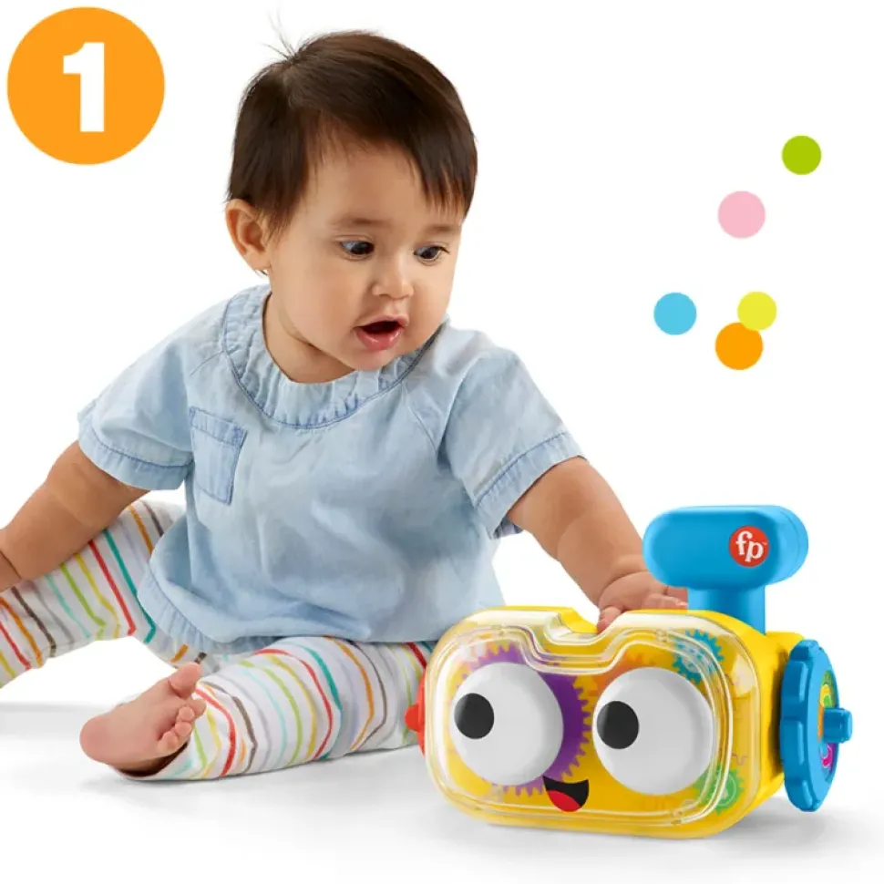 Fisher-Price Tino Robottino 4-In-1, Giocattolo Educativo Con Luci E Suoni Per La Crescita Del Bambino