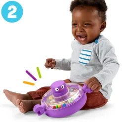 Fisher-Price Tino Robottino 4-In-1, Giocattolo Educativo Con Luci E Suoni Per La Crescita Del Bambino