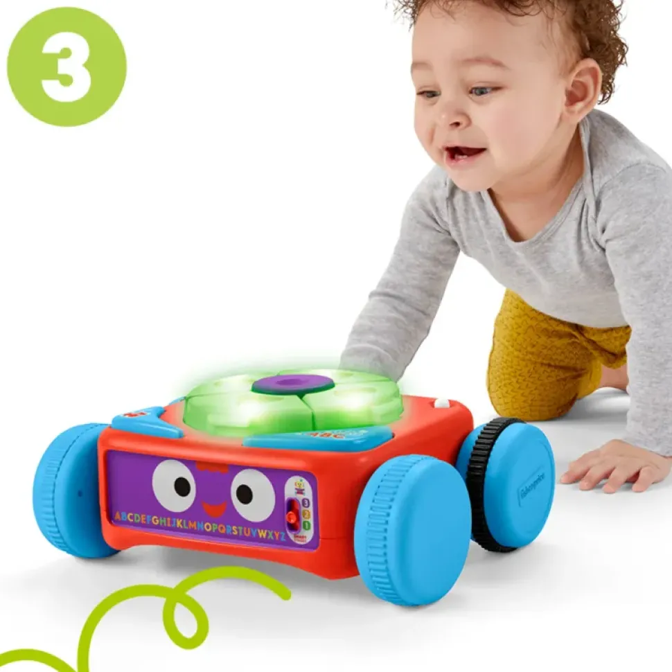 Fisher-Price Tino Robottino 4-In-1, Giocattolo Educativo Con Luci E Suoni Per La Crescita Del Bambino