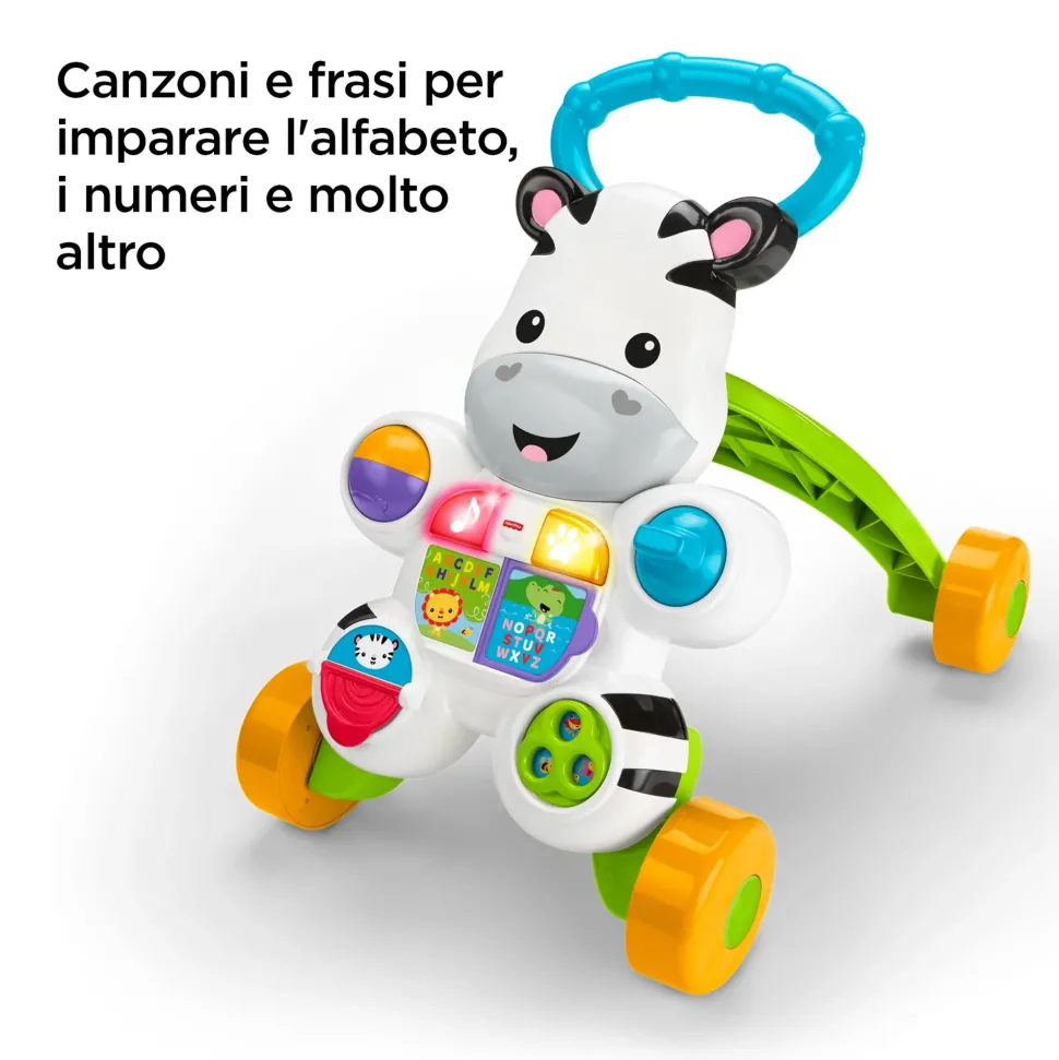 Fisher-Price Zebra Primi Passi Per L'Apprendimento