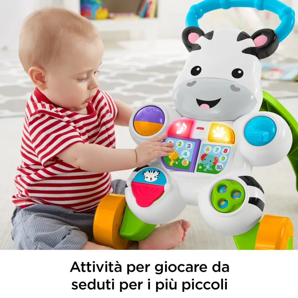 Fisher-Price Zebra Primi Passi Per L'Apprendimento