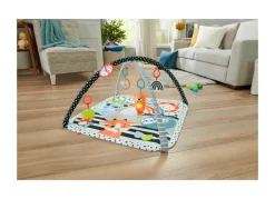 Fisher-Price-Palestrina Luci E Suoni Degli Amici Animali 3 In 1, Tappetino Attivita Per Il Gioco A Pancia In Su O Distesi Sul Pancino, Giocattolo Per Neonati 0+ Mesi, Hbp41