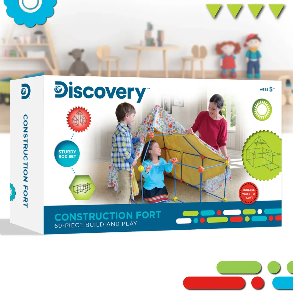 Fortino Giocattolo Assemblabile 69 Pezzi