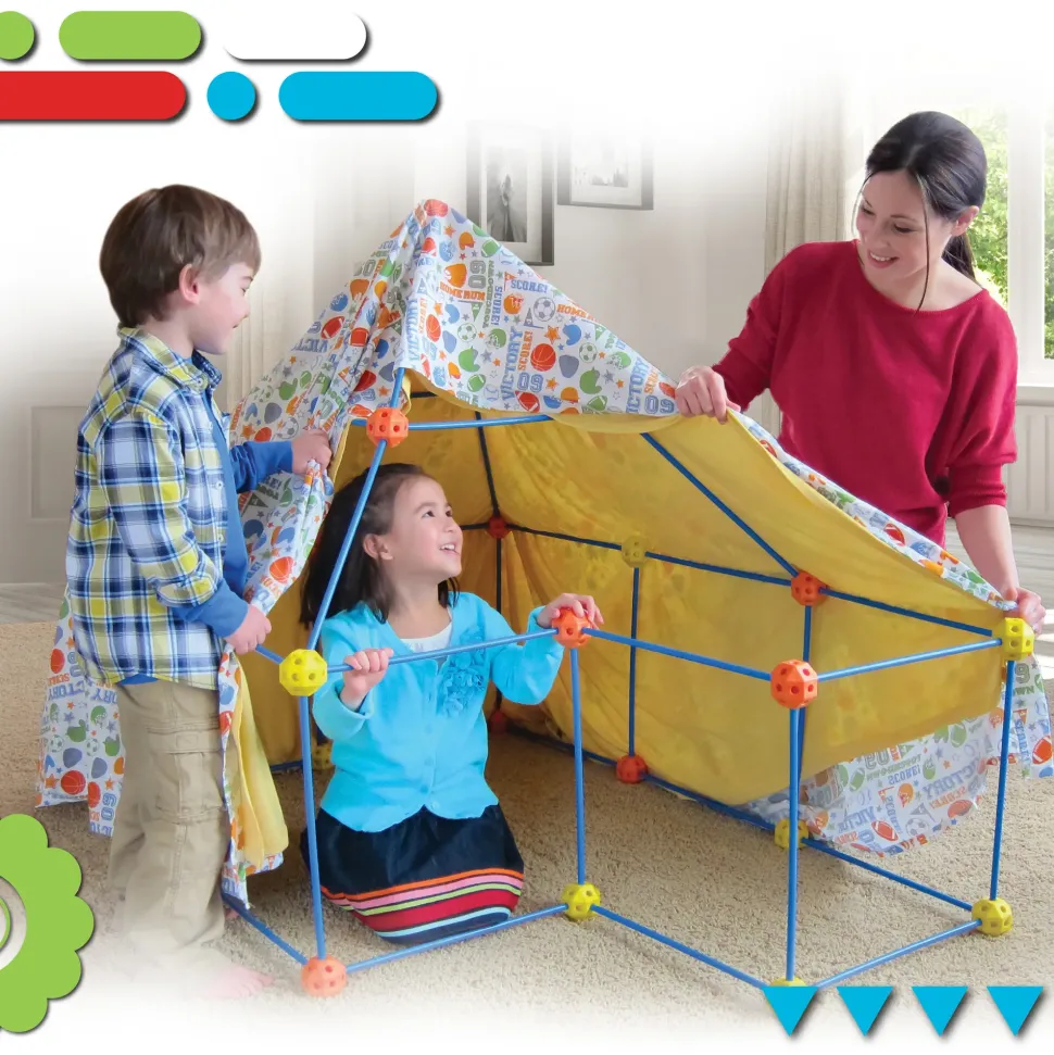 Fortino Giocattolo Assemblabile 69 Pezzi