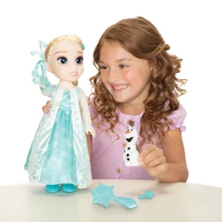 Frozen Bambola Cantante Di Elsa 38Cm Con Occhi Scintillanti