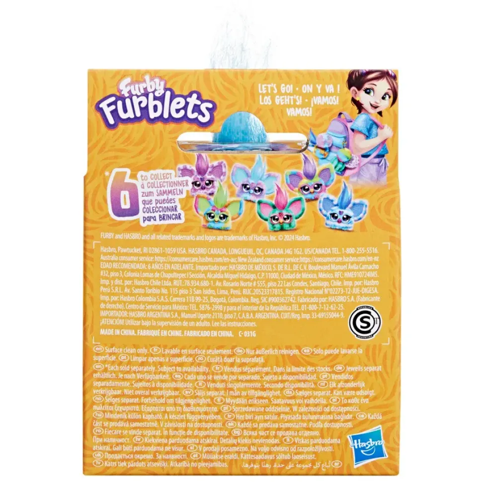 Furby Furblets Luv Lee Peluche Interattivo Con Suoni Adatto Per Bambini Dai 5 Anni In Su