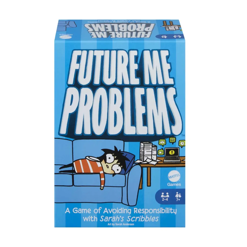 Future Me Problems Gioco Di Carte Di Sarah'S Scribbles, Con 2 Mazzi Di Carte, Da 2 A 4 Giocatori, Perfetto Per Le Serate Di Gioco In Famiglia, Giocattolo Per Bambini, 7+ Anni, Hph14