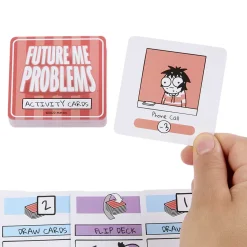 Future Me Problems Gioco Di Carte Di Sarah'S Scribbles, Con 2 Mazzi Di Carte, Da 2 A 4 Giocatori, Perfetto Per Le Serate Di Gioco In Famiglia, Giocattolo Per Bambini, 7+ Anni, Hph14