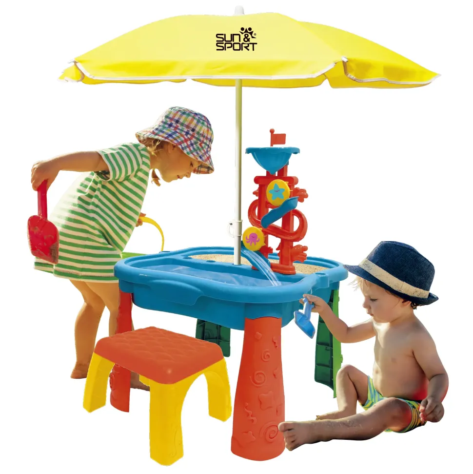 Game Table Happy Summer- Tavolo Giochi Multifunzionale Per Bambini