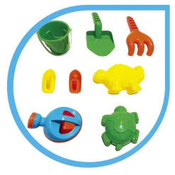 Game Table Happy Summer- Tavolo Giochi Multifunzionale Per Bambini