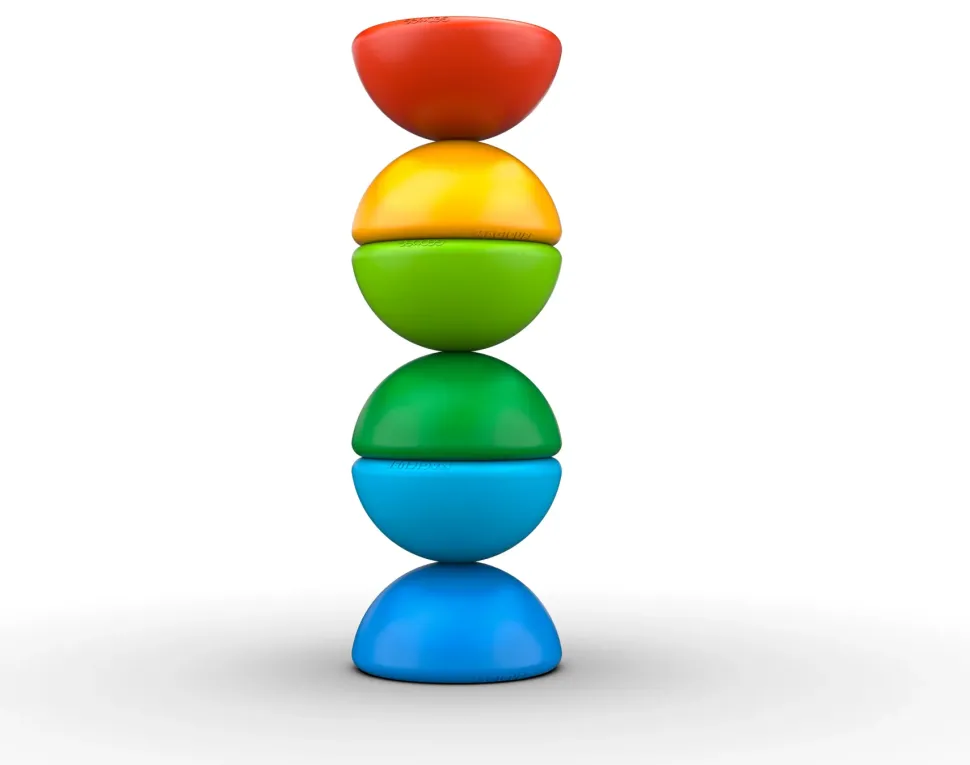 Geomag Magicube Magic Blocks Stacking 6 Pezzi 100% Recycled