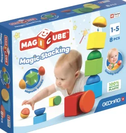 Geomag Magicube Magic Blocks Stacking 8 Pezzi 100% Recycled