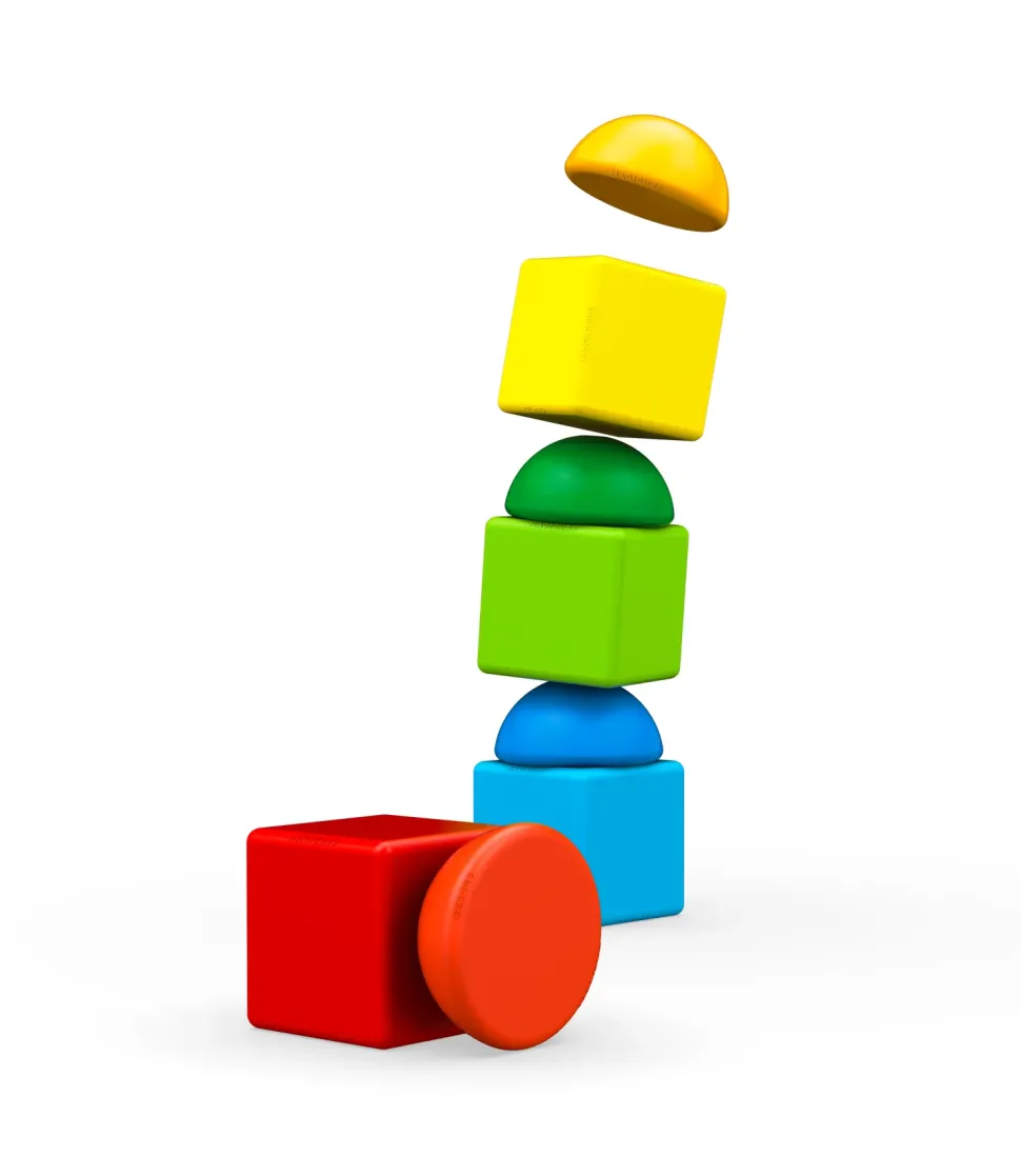 Geomag Magicube Magic Blocks Stacking 8 Pezzi 100% Recycled