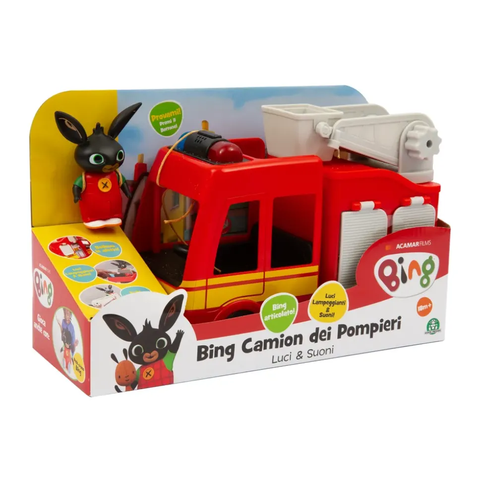 Giochi Preziosi Bing Camion Dei Pompieri Con Luci E Suoni