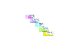 Giotto Mini Gomma Pastel Confezione 5 Minigomme Colori Pastello