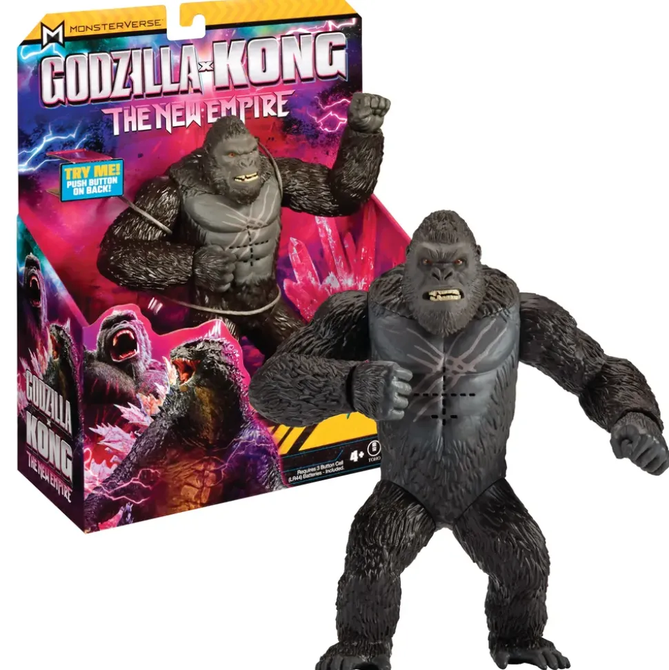 Godzilla X Kong Kong Personaggio 18Cm Con Suoni Giochi Preziosi